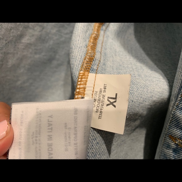 Off-White Men’s Denim Jacket Temperature 2018 - Picture 8 of 10